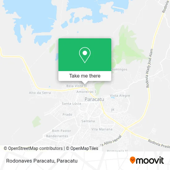 Rodonaves Paracatu map