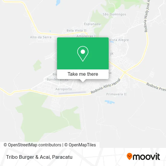 Tribo Burger & Acai map