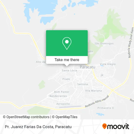 Pr. Juarez Farias Da Costa map