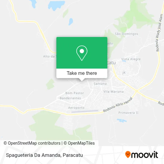 Spagueteria Da Amanda map