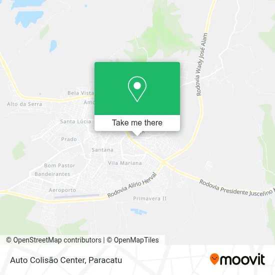 Auto Colisão Center map