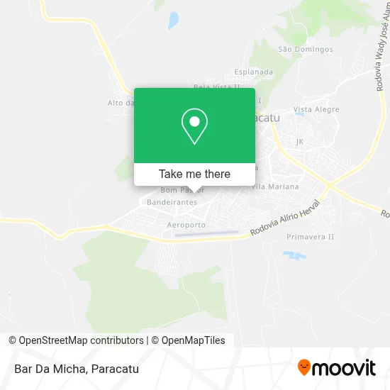 Bar Da Micha map