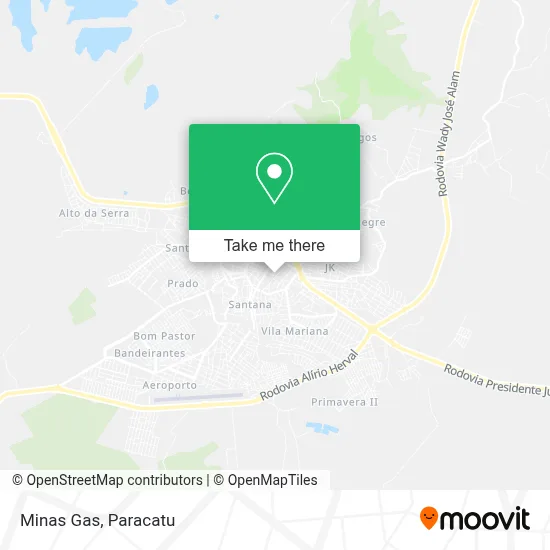 Minas Gas map
