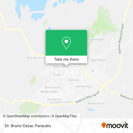 Dr. Bruno Cesar map