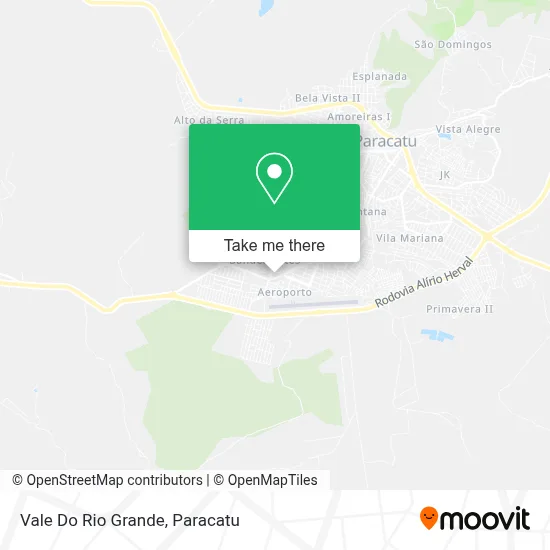 Vale Do Rio Grande map