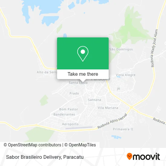 Sabor Brasileiro Delivery map