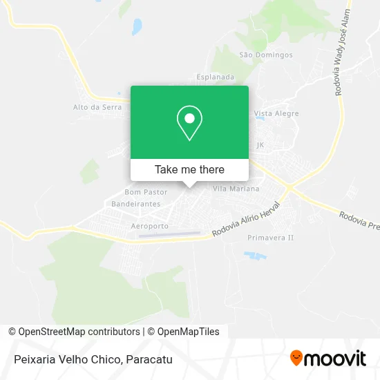 Peixaria Velho Chico map