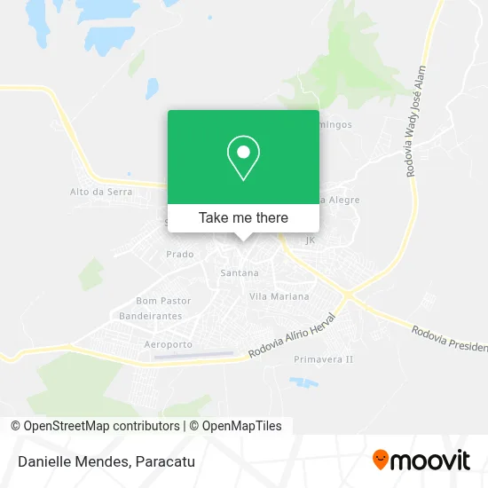 Danielle Mendes map
