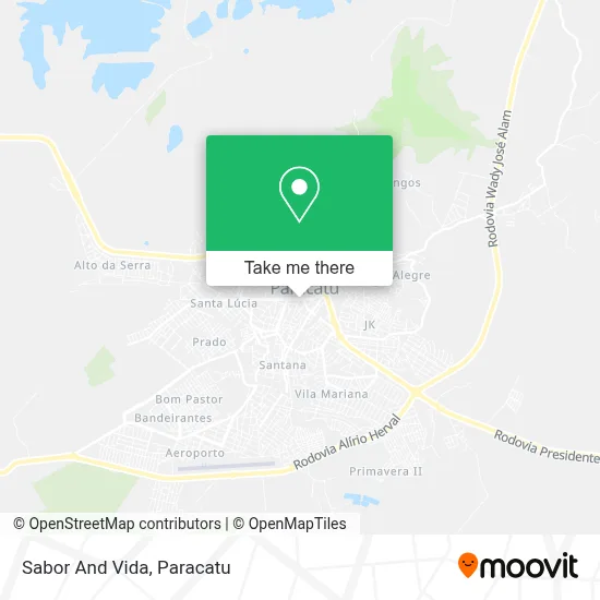 Sabor And Vida map
