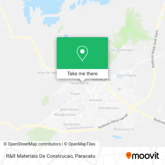 R&R Materiais De Construcao map
