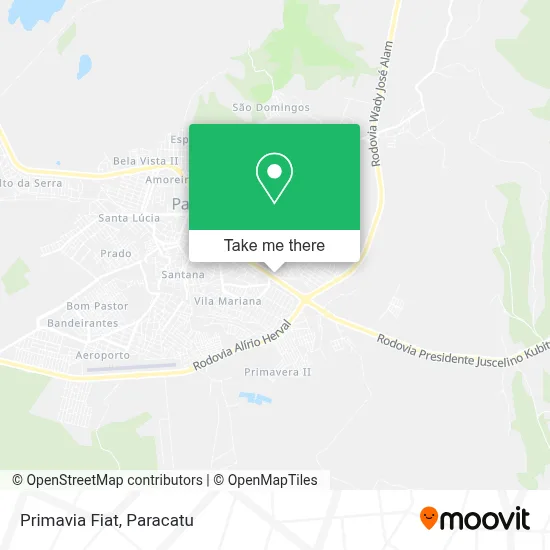 Primavia Fiat map