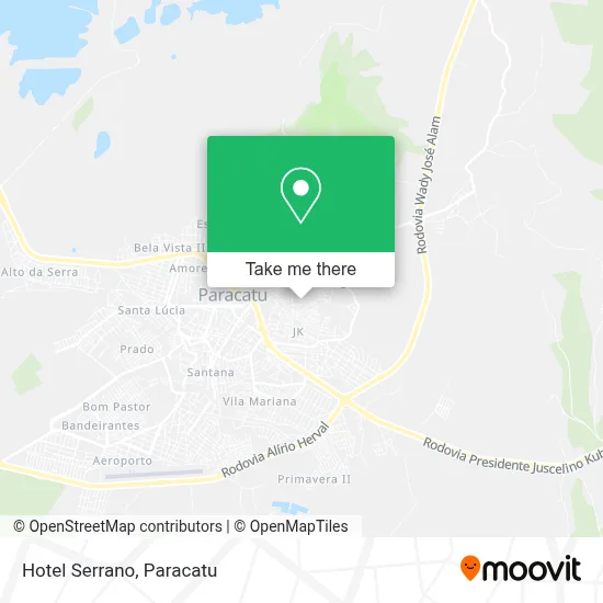 Hotel Serrano map