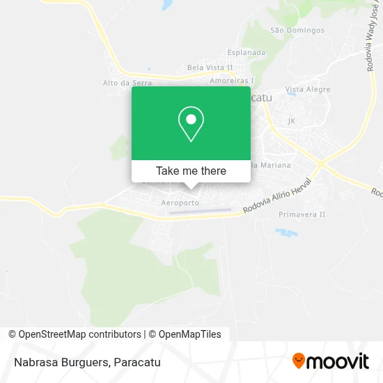Nabrasa Burguers map