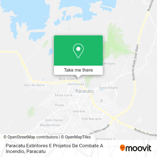 Paracatu Extintores E Projetos De Combate A Incendio map