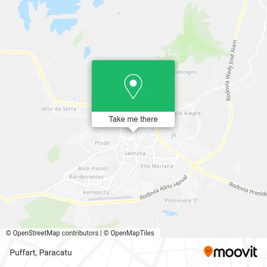 Puffart map