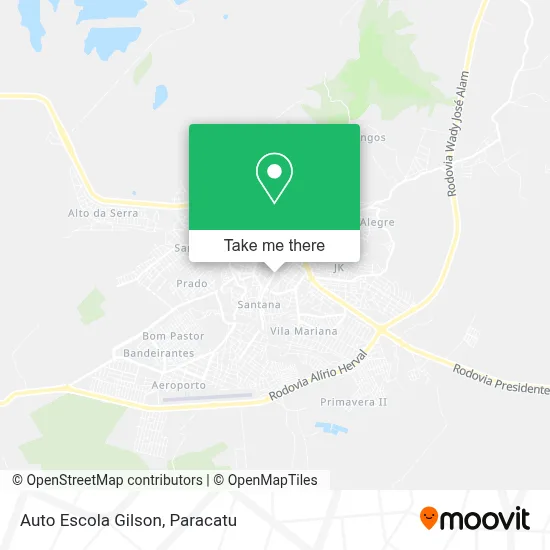 Auto Escola Gilson map