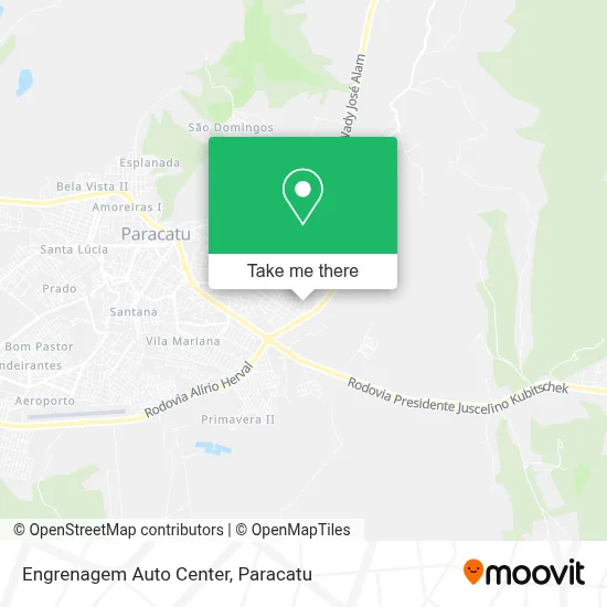 Engrenagem Auto Center map