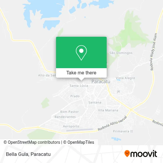 Bella Gula map