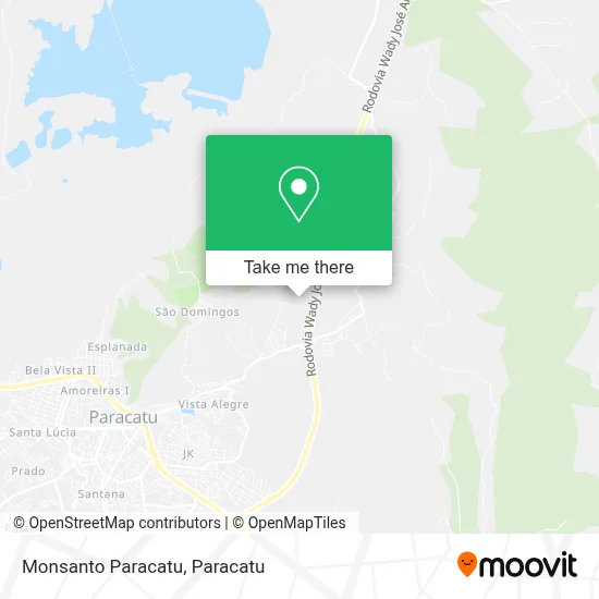 Monsanto Paracatu map