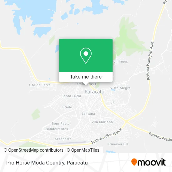 Pro Horse Moda Country map