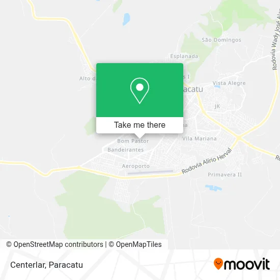 Centerlar map
