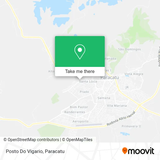 Posto Do Vigario map