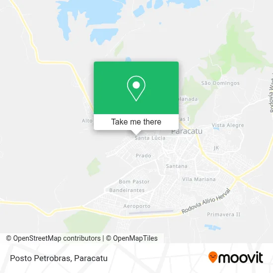 Posto Petrobras map