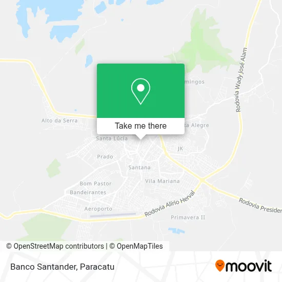 Banco Santander map