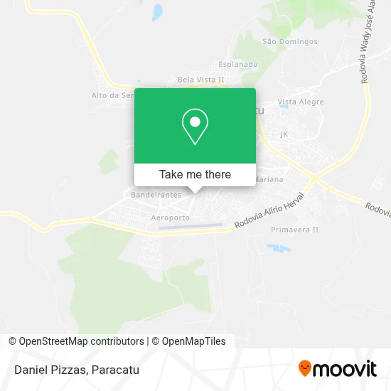 Daniel Pizzas map