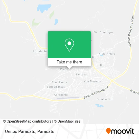 Unitec Paracatu map