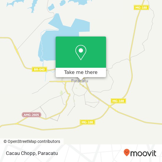 Mapa Cacau Chopp