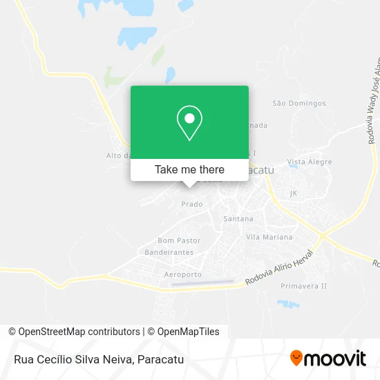 Rua Cecílio Silva Neiva map