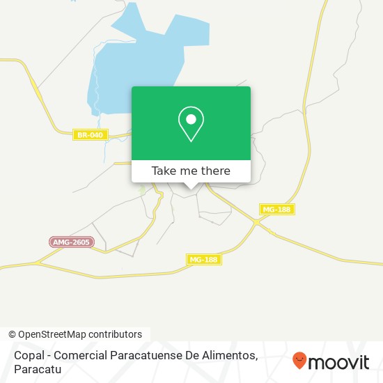 Copal - Comercial Paracatuense De Alimentos, Rua Lucinda Gonzaga dos Santos, 73 Paracatu Paracatu-MG 38600-000 map