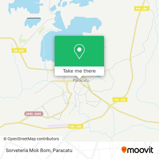 Mapa Sorveteria Mok Bom