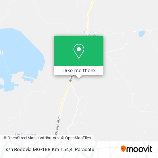 s/n Rodovia MG-188 Km 154,4 map