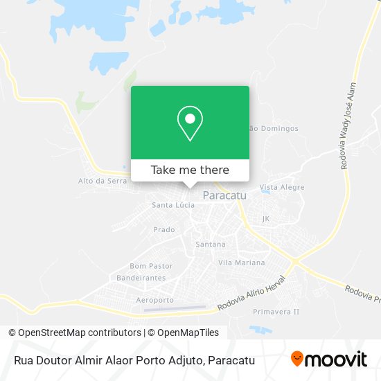 Rua Doutor Almir Alaor Porto Adjuto map