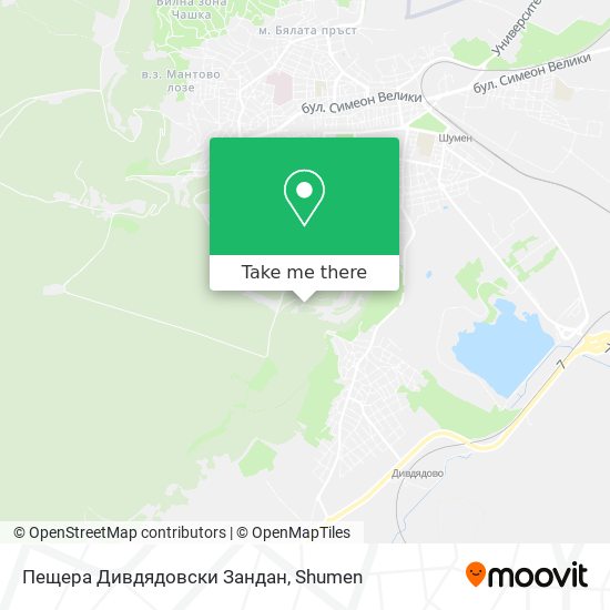 Пещера Дивдядовски Зандан map