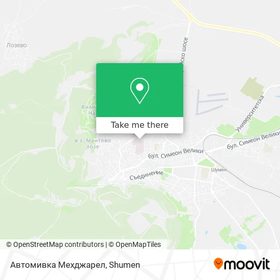 Карта Автомивка Мехджарел