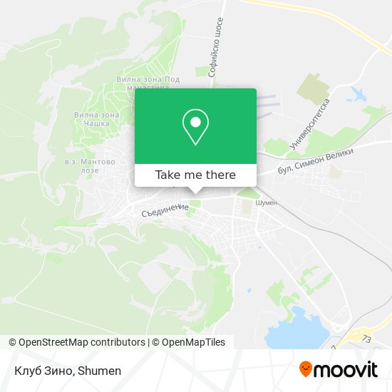 Клуб Зино map