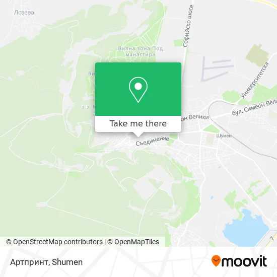 Карта Артпринт