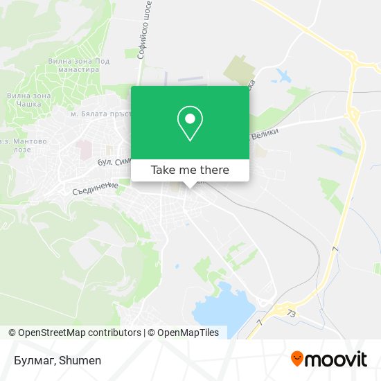 Булмаг map