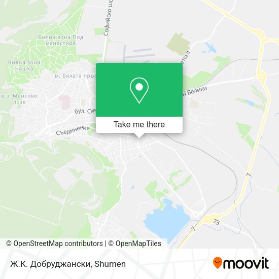 Ж.К. Добруджански map
