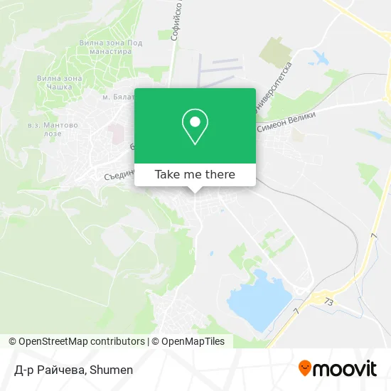 Карта Д-р Райчева