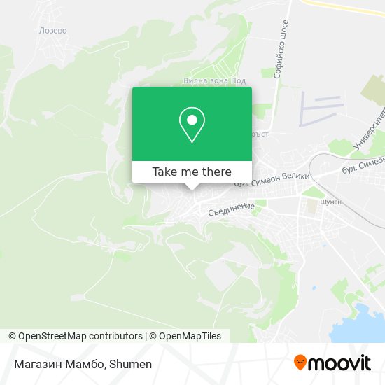 Магазин Мамбо map
