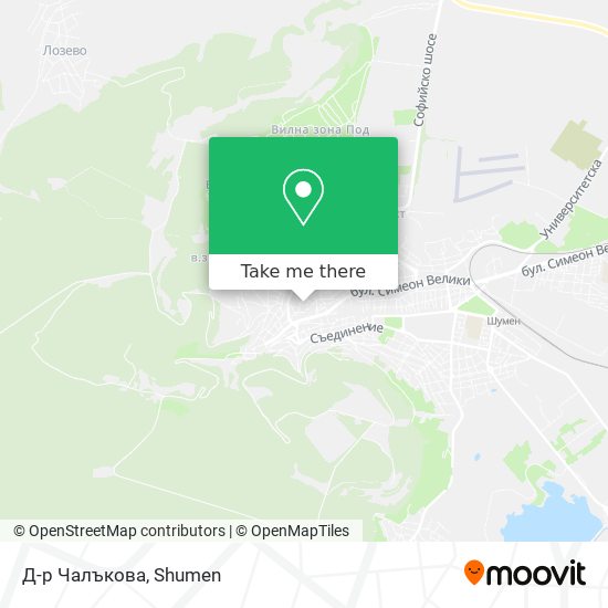 Д-р Чалъкова map