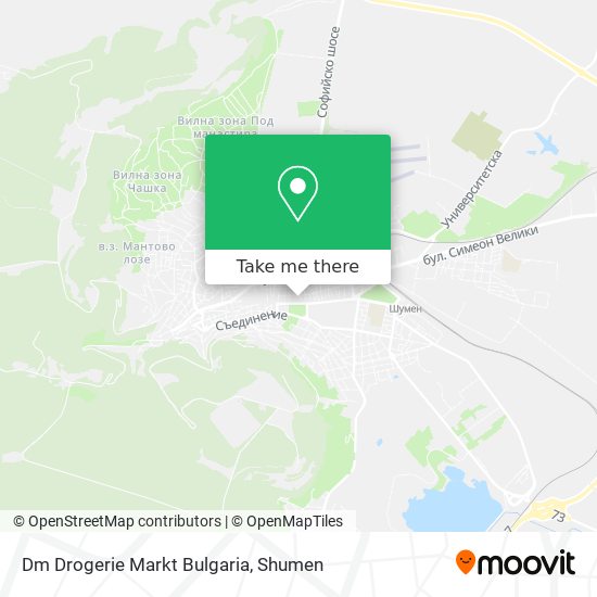 Dm Drogerie Markt Bulgaria map