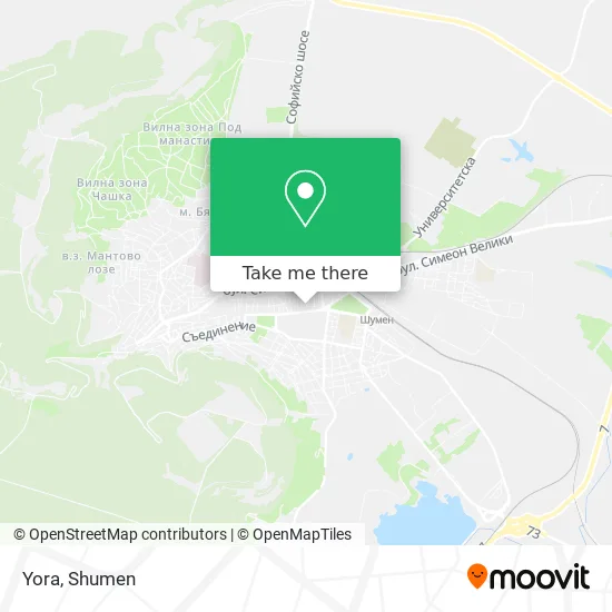 Карта Yora