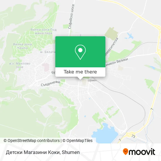 Карта Детски Магазини Коки