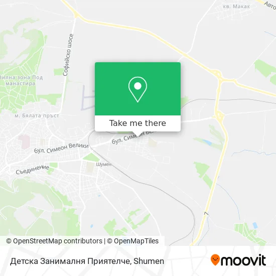 Детска Занималня Приятелче map