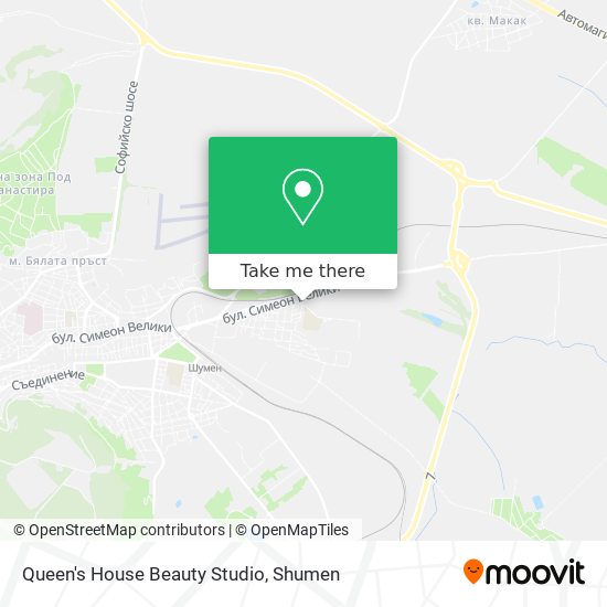 Queen's House Beauty Studio map